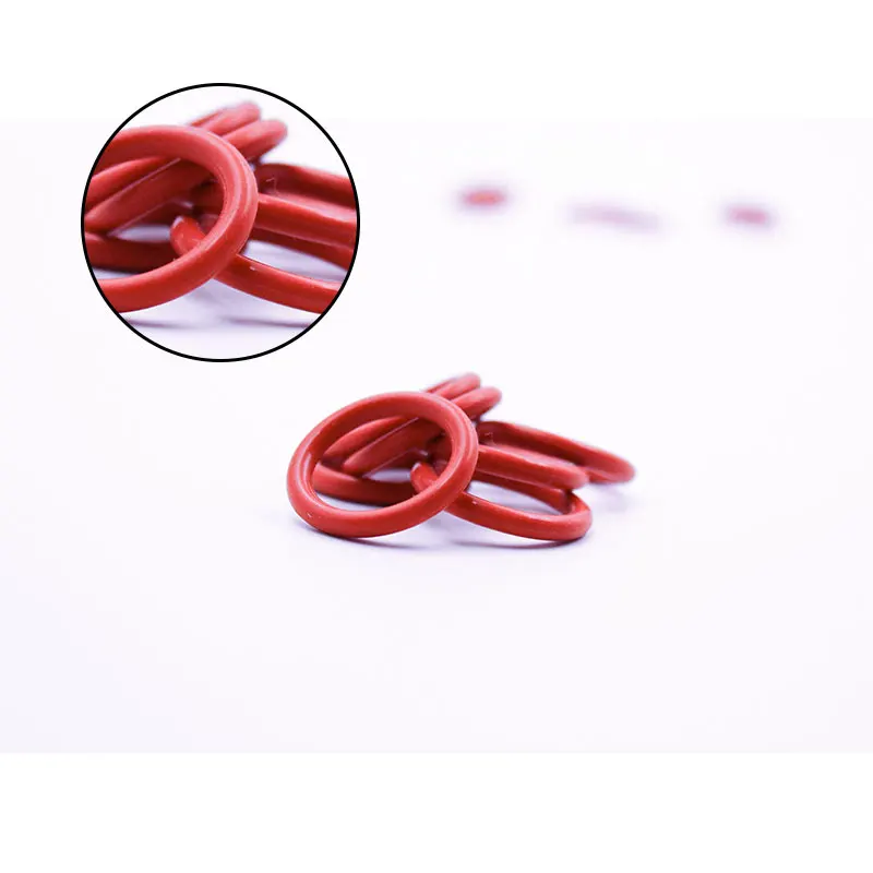 Силиконовые кольца 5 шт./лот силиконовое/VMQ уплотнительное кольцо толщиной 1 9 мм