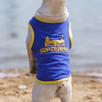 pet dog vest clothes summer pet dog costume pugs yingdou corgi t shirt korean spring and summer clothing for dogs