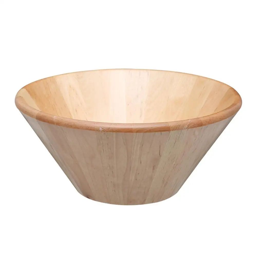 28 см Деревянная миска для салата из березы Большая японская посуда кухонная