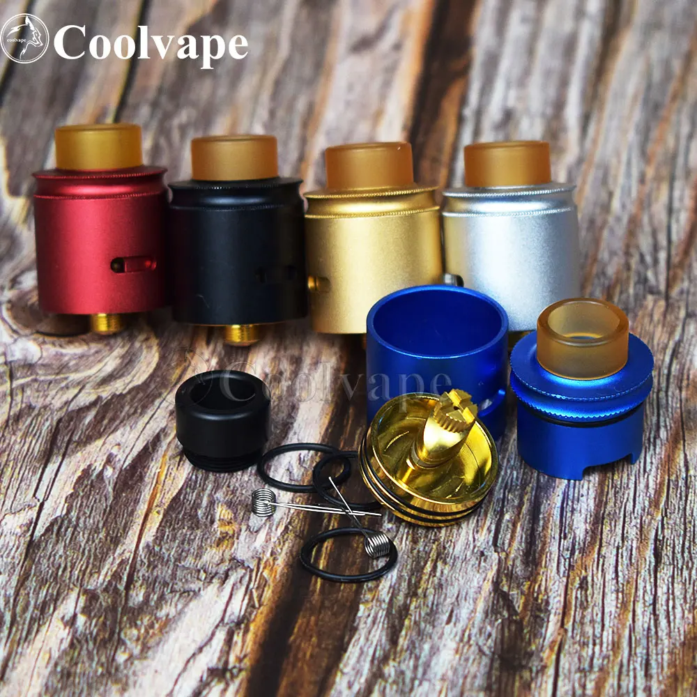 coolvape Apocalypse RDA 24mm Adjustable with pin BF Vaporizer Airflow Control Rebuilding tank vs goon v1.5 rda | Электроника