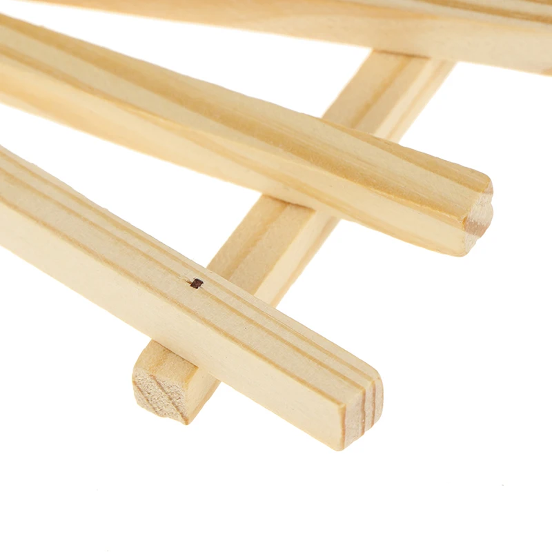 

HOT 5pcs/set Wooden Table Card Stand Easel Mini Artist Photo Display Triange Easel Holder Party Decoration Supplie
