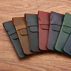 Сумка для карандашей ручной работы из натуральной кожи, держатель для перьевой ручки из воловьей кожи, винтажные аксессуары в стиле ретро для путешествий