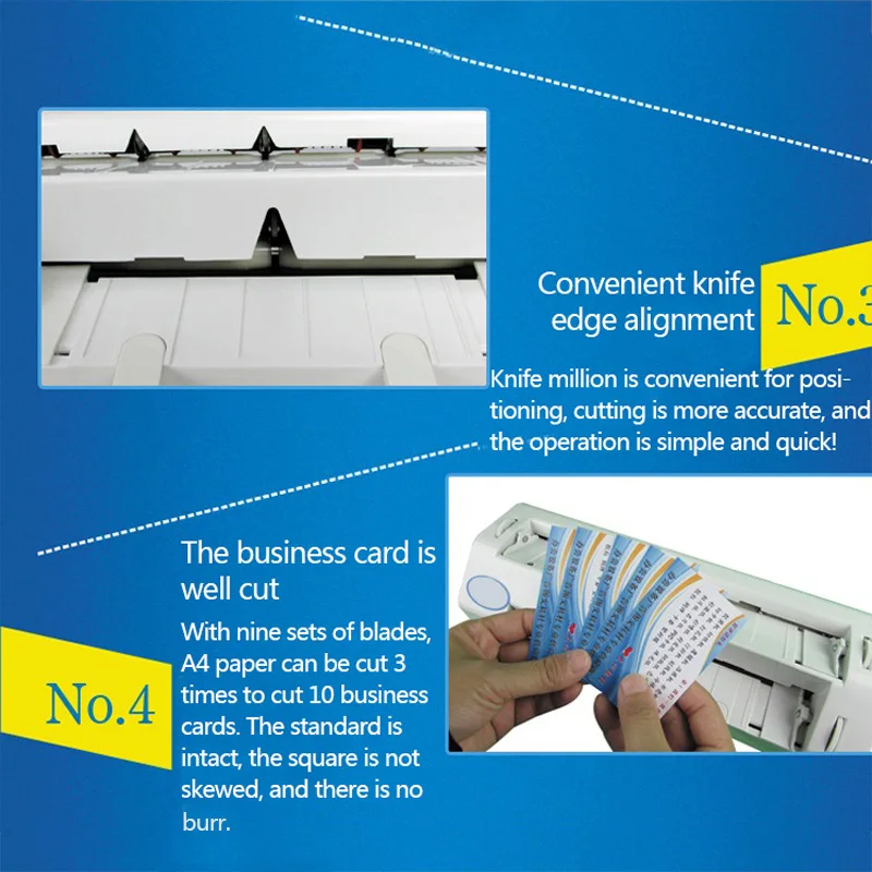 Электрический Резак для визиток сверхмощный резак карт A4 автоматический 220 В/110 В