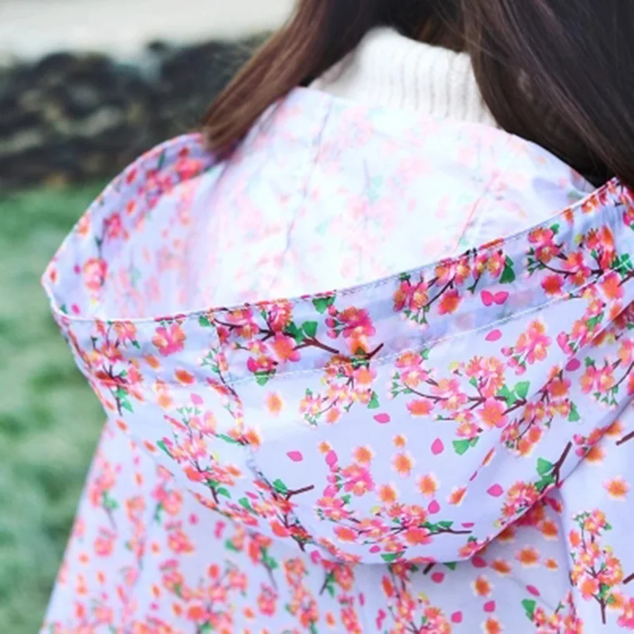 Водонепроницаемая дождевая куртка для женщин и детей дождевик длинное пончо