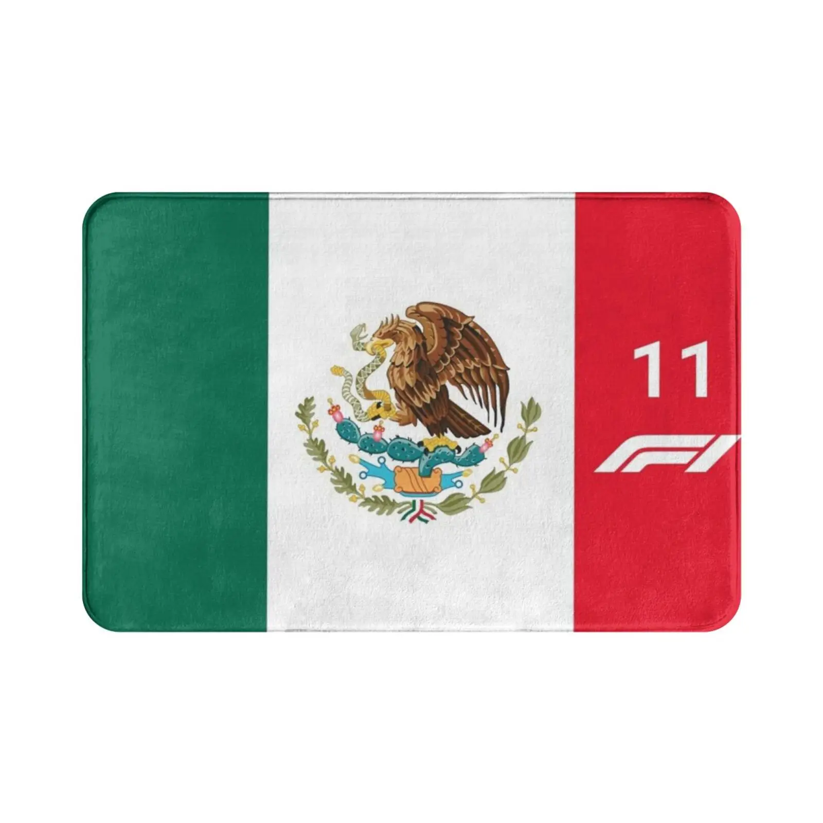 Мексиканский коврик Checo Перес для водителя мягкий шако гоночная точка Мексика