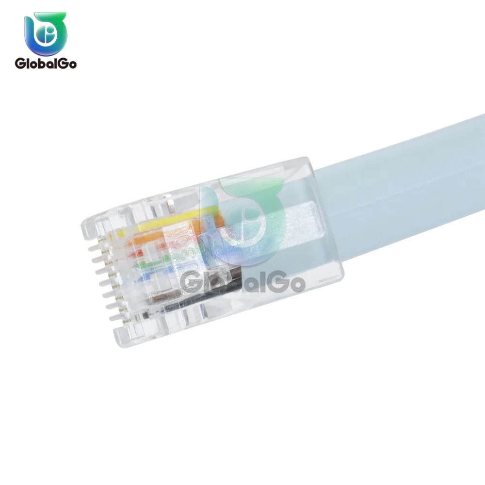 DB9 RJ45 в RS232 модуль последовательного преобразования кабель 9Pin Женский сетевой