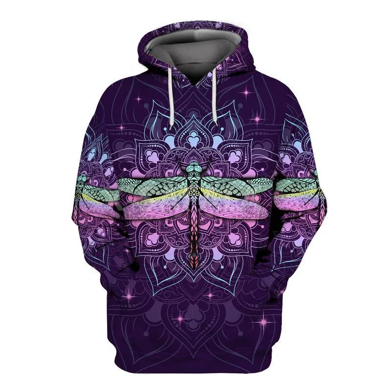 

Hippie Dragon Fly 3D Print Spring Hoodie Man Women Harajuku Outwear Zipper Pullover Sweatshirt Casual Unisex style-1