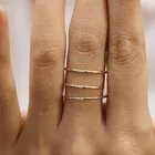 Оптовая продажа мужское кольцо из нержавеющей стали золото тонком высоком каблуке в стиле женщина-и тонкий кольцо на палец с 3A цирконами Изысканная мода для женщин ювелирные изделия