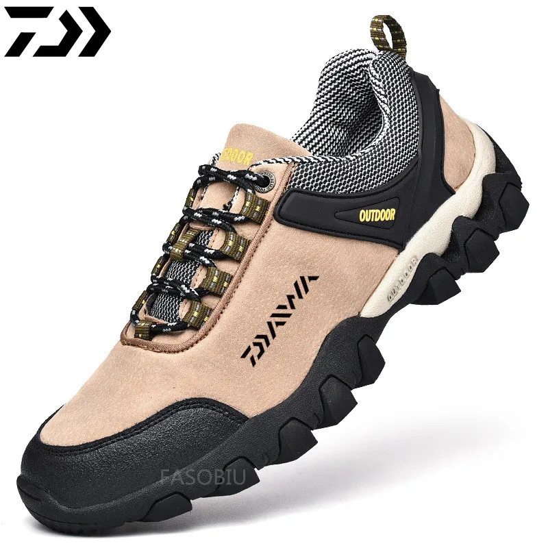

2021 DAIWA рыболовные туфли мужские уличные спортивные альпинистские новые рыболовные Нескользящие износостойкие туфли Удобная Обувь для путе...