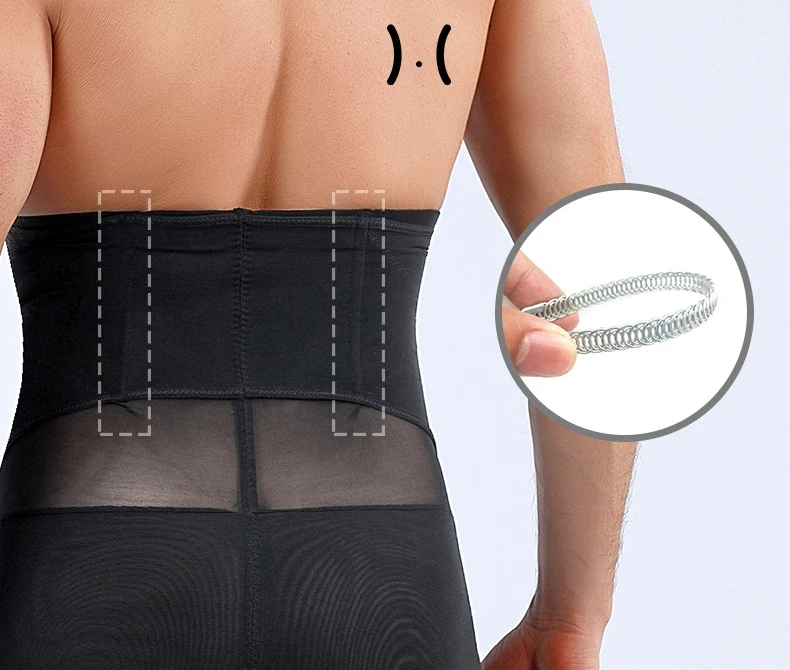 Для мужчин Корректирующее белье Body Shaper Корсет на живот пояс моделирования ремень