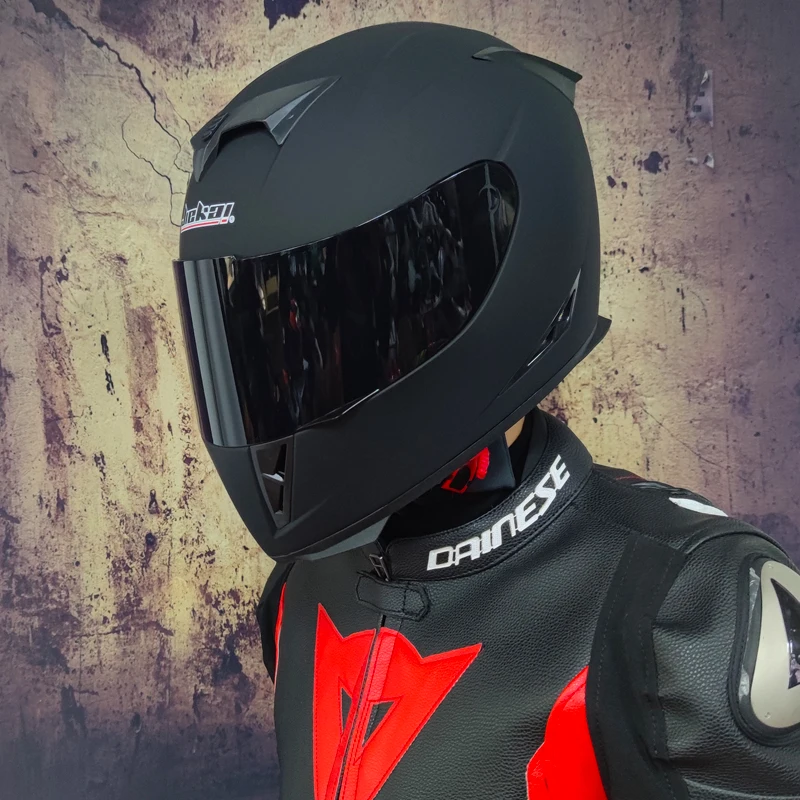 

Мотоциклетный шлем, защитный шлем на все лицо, Радужный, в горошек, для езды по пересеченной местности