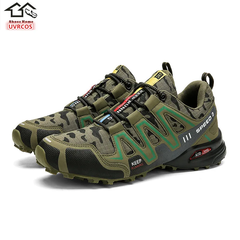 

Camouflage Hiking Shoes 2021 New Fashion Outdoors Sneakers Waterproof Men Combat Desert Casual Shoes