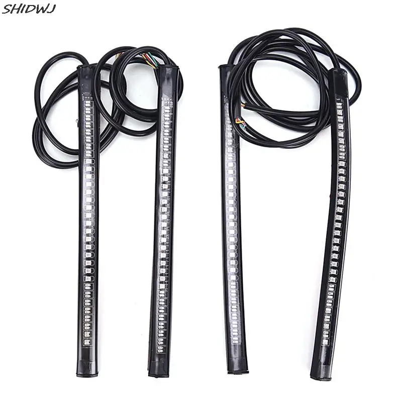 

1pc 48SMD LED Motorcycle Decorative Lights Strip Light Motorbike Tail Brake Stop Turn Signal Strip Stop Light General
