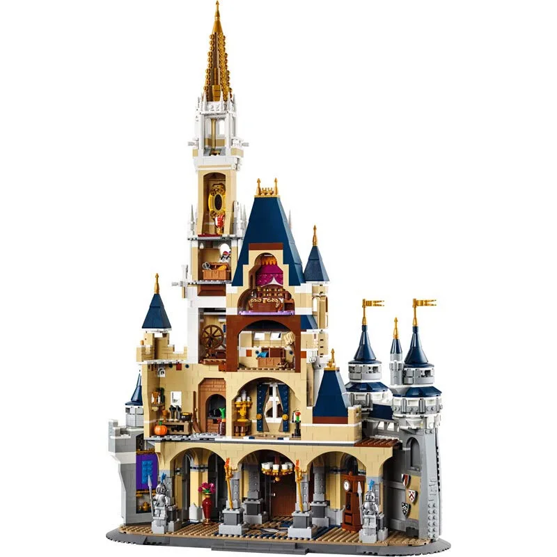 В наличии Принцесса замок Вилла дача Dreamland 4080 шт город здание 16008 блоки кирпичи