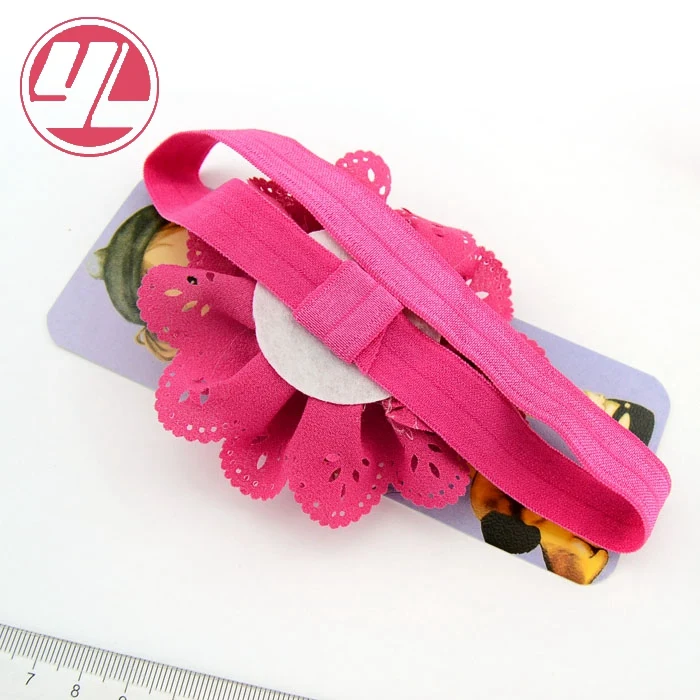 

Candy Color Flower Headband Hair Band Elastic Headbands For Kids Girls Hair Accessories Decor 579