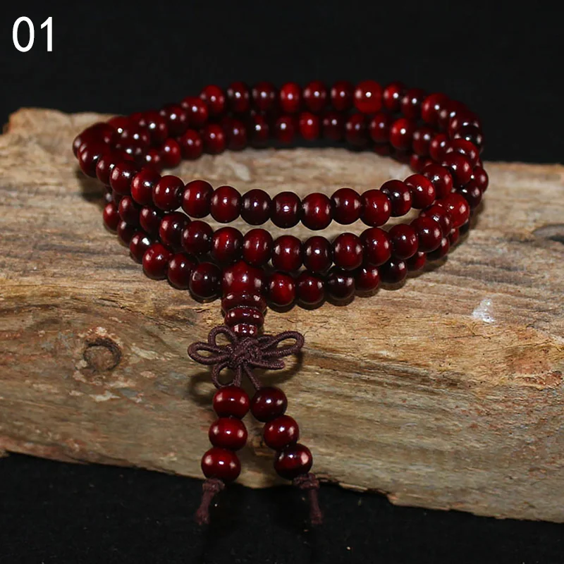 Разнослойный браслет с ретро бусинами "108 бусин Розария" для мужчин и женщин - мир, благословение, удачный долговечный творческий подарок.