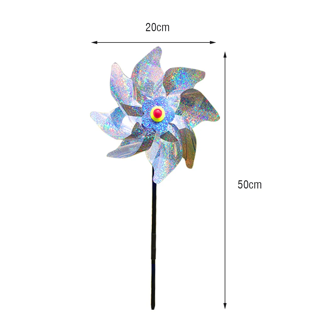

Wind Spinner Reflective Bird Repellent Orcharf Windmill Garden Pinwheel Pinwheel Balcony Outdoor Decor Bird Repellent Windmill