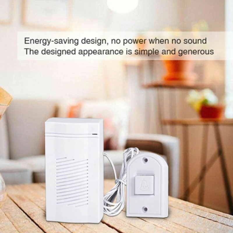 Проводной гость Добро пожаловать энергосберегающий дверной звонок безопасности