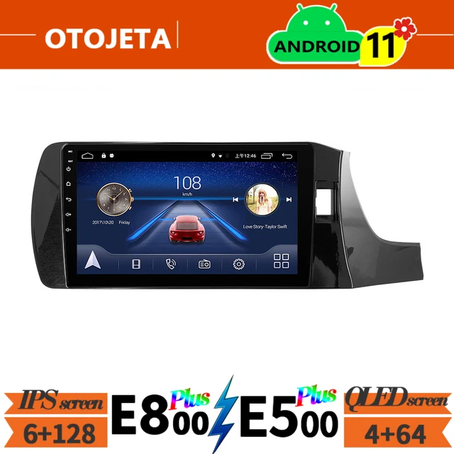 Автомагнитола Android 11 для HONDA AMAZE 2018 с навигацией GPS, видеоплеером и мультимедиа, 6 ГБ ОЗУ и 128 ГБ ПЗУ.