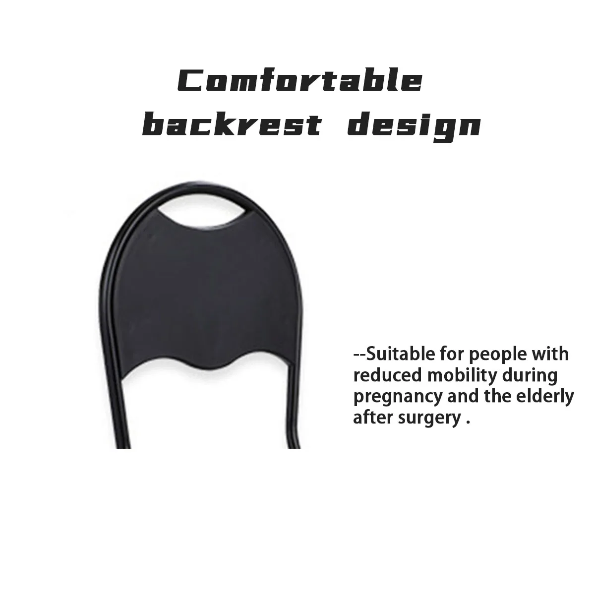 

Portable Strengthened Foldable Toilet Chair Travel Camping Climbing For Elder Chair Outdoor Activity Accessories With Backrest