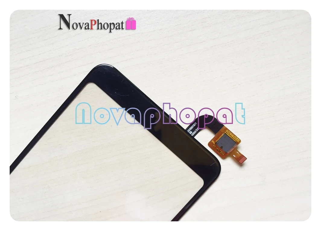 

Novaphopat Black Touchscreen For Wiko view 2 Touch Screen Digitizer Glass Panel Sensor Screen Replacement + Tracking