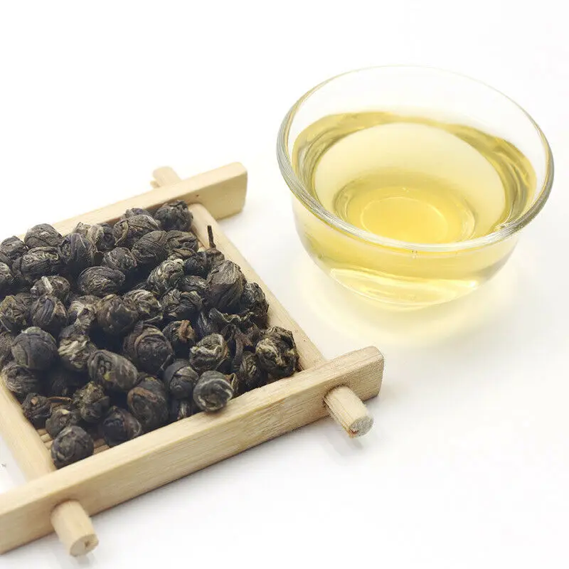 2020 свежий натуральный органический зеленый чай из жасмина жемчужный аромат