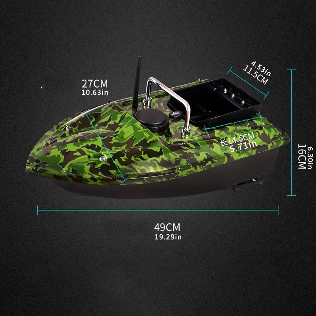 500 м интеллигентая (ый) дистанционный пульт лодки для доставки прикорма и