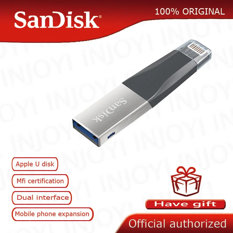 USB флеш накопитель SanDisk OTG 128 ГБ 64 16 32 ГБ|usb flash drive usb|3.0 pendrivependrive 32gb |