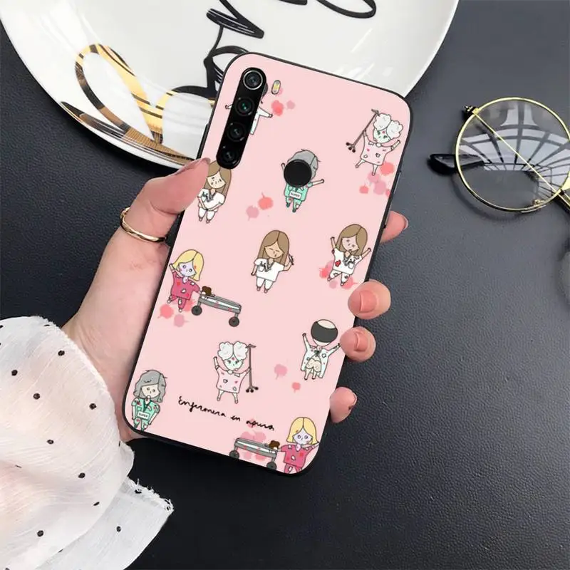 

Doctors Nurse medicina cartoon Phone Case For Xiaomi Redmi 7 8 9t a3Pro 9se k20 mi8 max3 lite 9 note 9s 10 pro