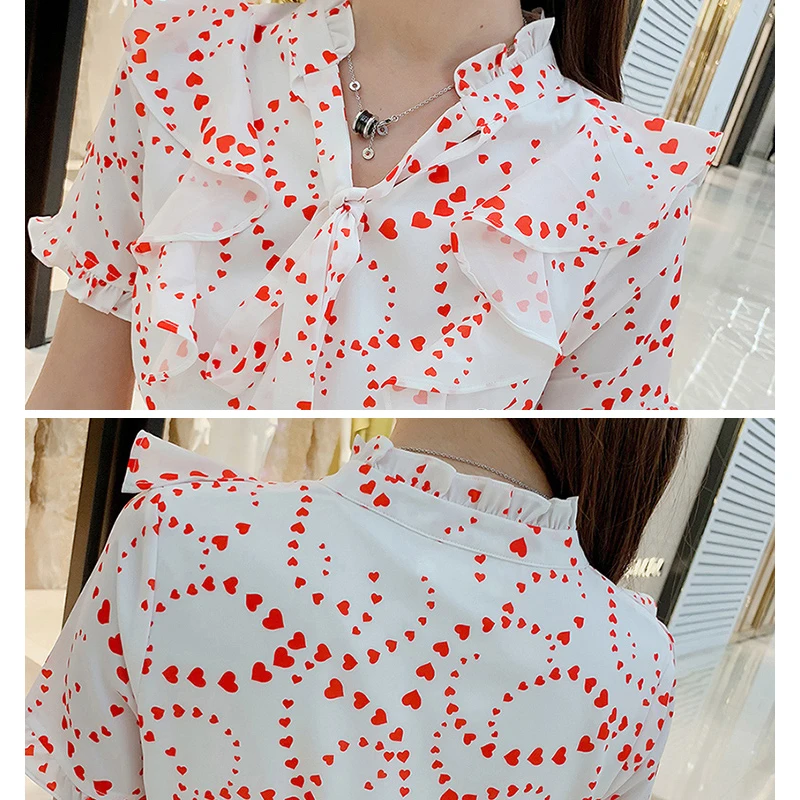 Женское шифоновое платье с коротким рукавом белое Элегантное повседневное