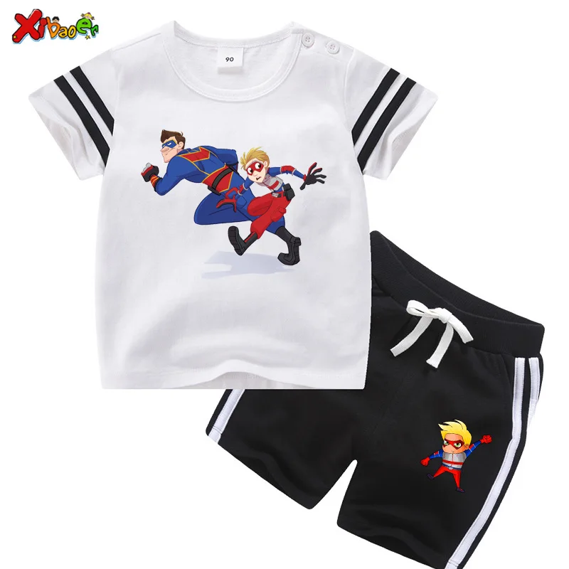

Henry Danger T Shirt boys tshirt Kids T-Shirt Funny Cotton Short Sleeve Cartoon tops Casual Children's activewear set 2020