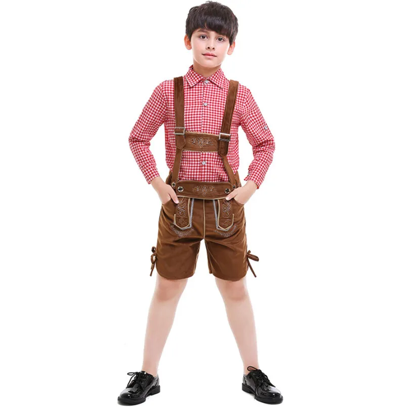 Детский Костюм Октоберфест высокого качества ледерхосен баварский Немецкий