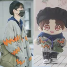 Хлопковый комплект одежды для кукол 20 см, аэропорт Сяо Чжань, Звездный идол, свитер с капюшоном, рюкзак, берет, аксессуары, наряд для