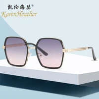 retro polygonal korean version of the ocean film trend sunglasses anti ultraviolet uv400 casual sunglasses for adultwomenmen
