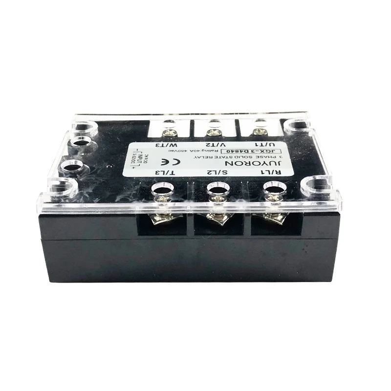 JUYORON Three Phase JGX-3 4840AA/DA Solid State Relay SSR with for 3phase Heat Sink 40A input 3-32VDC 90-280VAC 24-480A AC | Обустройство