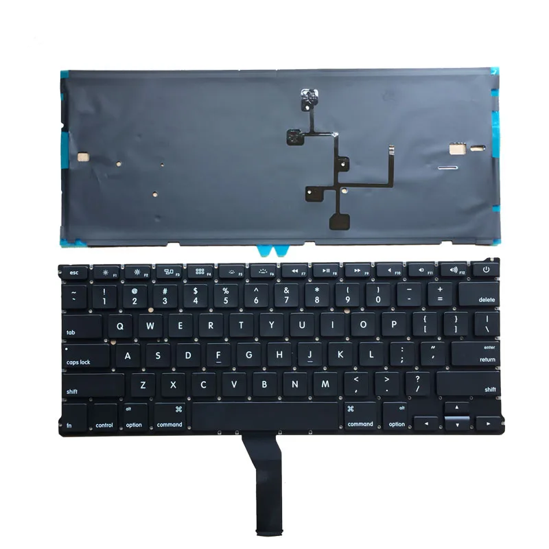 

NEW US Keyboard For Macbook Air 13" A1466 A1369 English with backlight Laptop keyboard MD231 MD232 MC503 MC504 2011-15 Years