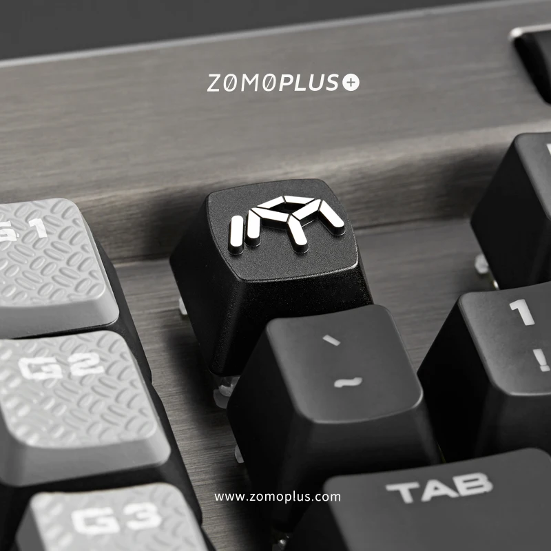 Zomo логотип Artisan Keycap с ЧПУ анодированный алюминий совместимый переключатель Cherry MX