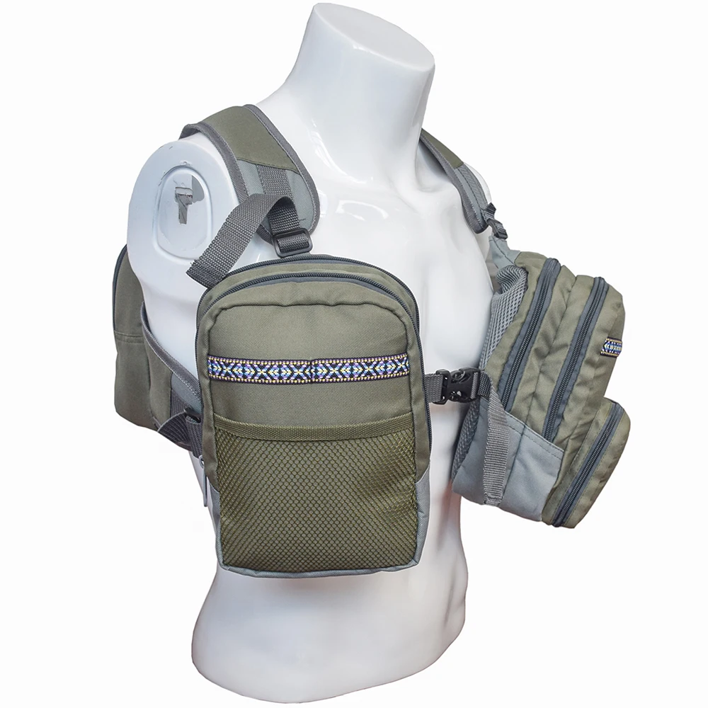 Рюкзак для рыбалки с несколькими карманами|Жилеты рыбалки| |