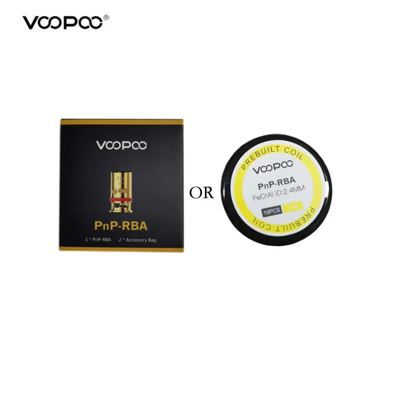 1/2/5 шт. VOOPOO PnP RBA катушка DIY MTL Half-DL head/PnP prebuilt Coil Wire 0.6ohm для VINCI R X NAVI Drag s/x Vape |