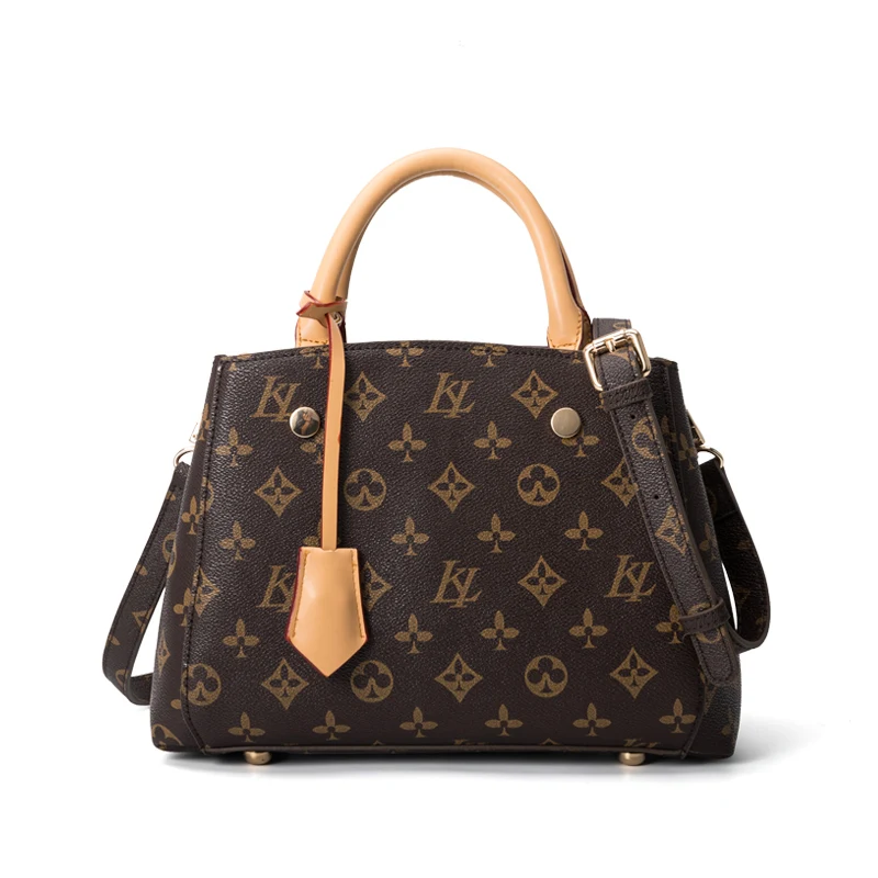 

Роскошные брендовые сумочки для женщин, новинка 2021, модная универсальная классическая сумка с принтом на одно плечо, женские известные сумк...