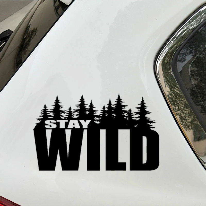 

Creative Forest Car Sticker Windshield Bumper Motorcycle Decal High Quality KK Vinyl Cover Scratches Waterproof PVC 10cm X 15cm