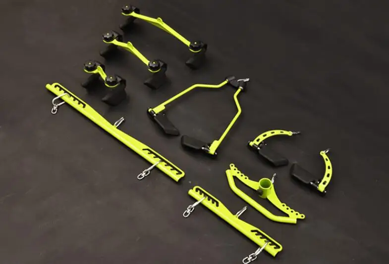 8 шт./компл. многофункциональная спортивная Задняя ручка задняя Тренировка мышц