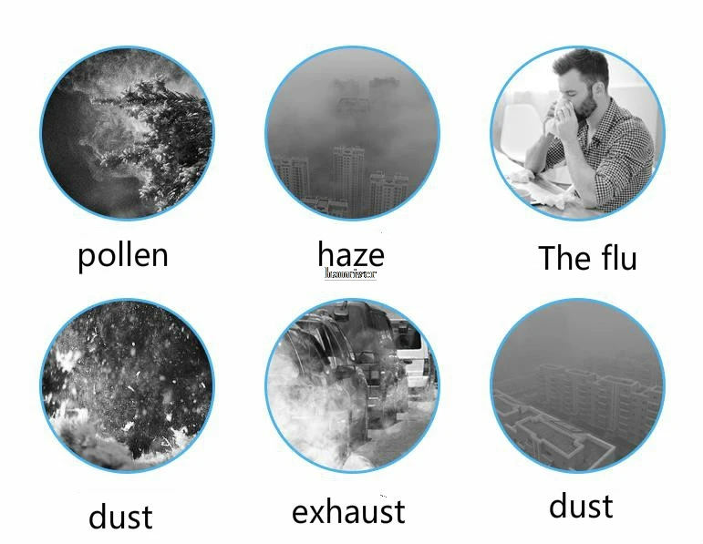 10 шт. в черных масках, удобные, персональные, женские, зимние, модные, супер, против пыли, очищающие, легкие, дышащие