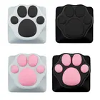 Индивидуальные ABS Силиконовые Kitty Paw Artisan Cat лапы Pad клавиатуры keyCaps для Cherry MX переключатели