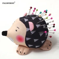 hedgehog shape cute sewing pincushion with soft cotton fabric pin cushion pin patchwork holder arts crafts sewing pincushions