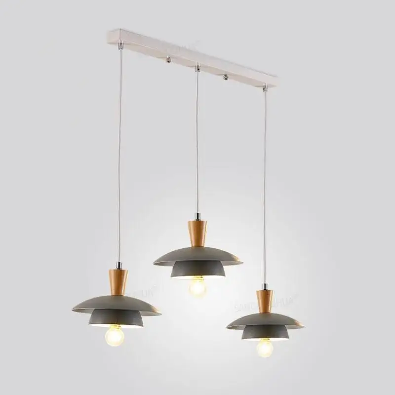 1 3 шт удивительные деревянные подвесные лампы украшение Скандинавское освещение