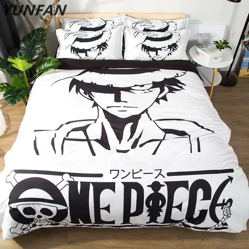 

Пододеяльник с рисунком из аниме One Piece Детские наборы постельных принадлежностей twin full queen king size 3 шт. постельное белье пододеяльник наволоч...