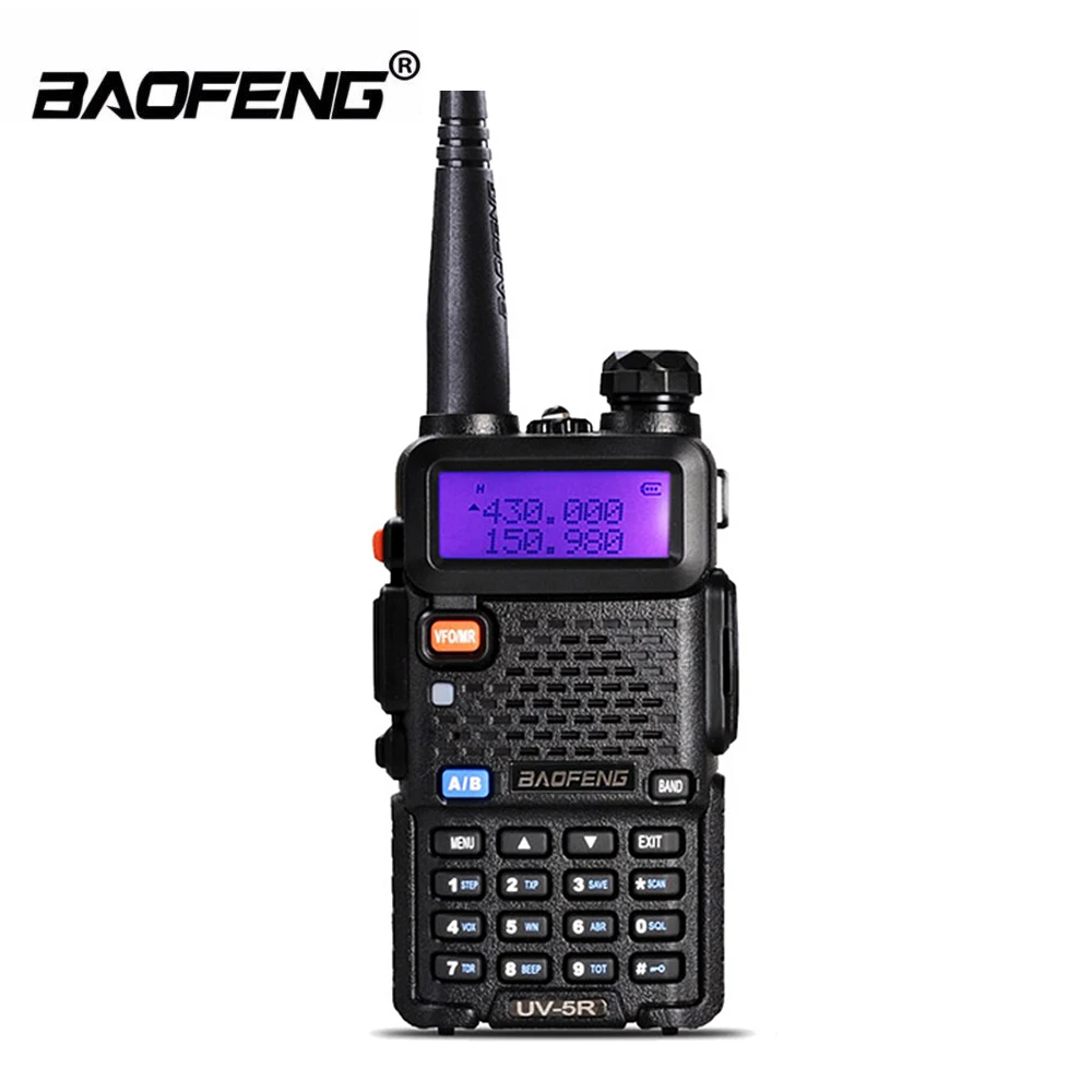 Portable Baofeng BF UV-5R UV5R Talkie Walkie FM Interphone Two Way Radio with FREE PTT EARPHONE