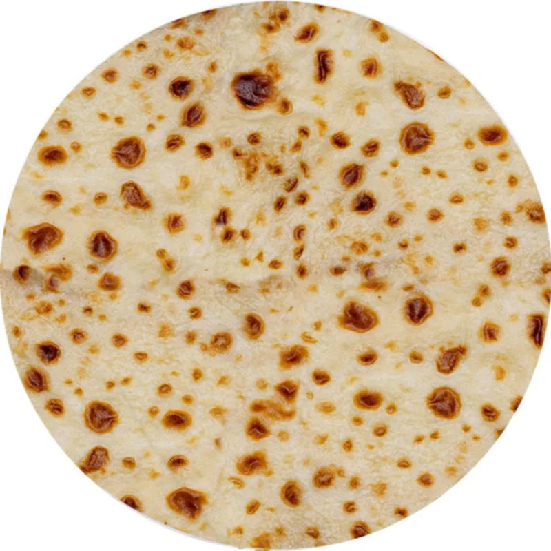 Одеяло кукурузное тортилья Пита лаваш пищевое фланелевое одеяло для кровати