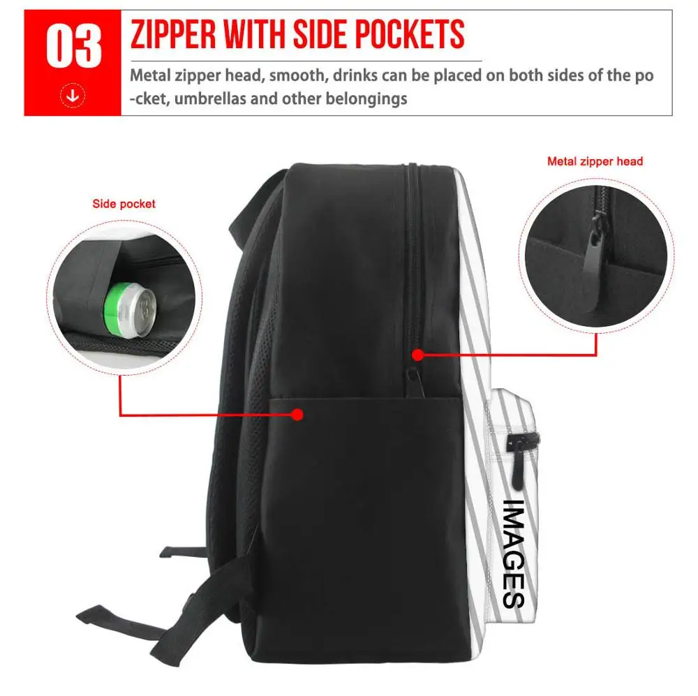 KOKO CAT Shoulder Backpack for School Black Art African Girl Printing Junior Schoolbag Teenagers Large Schoolbag Laptop Bags